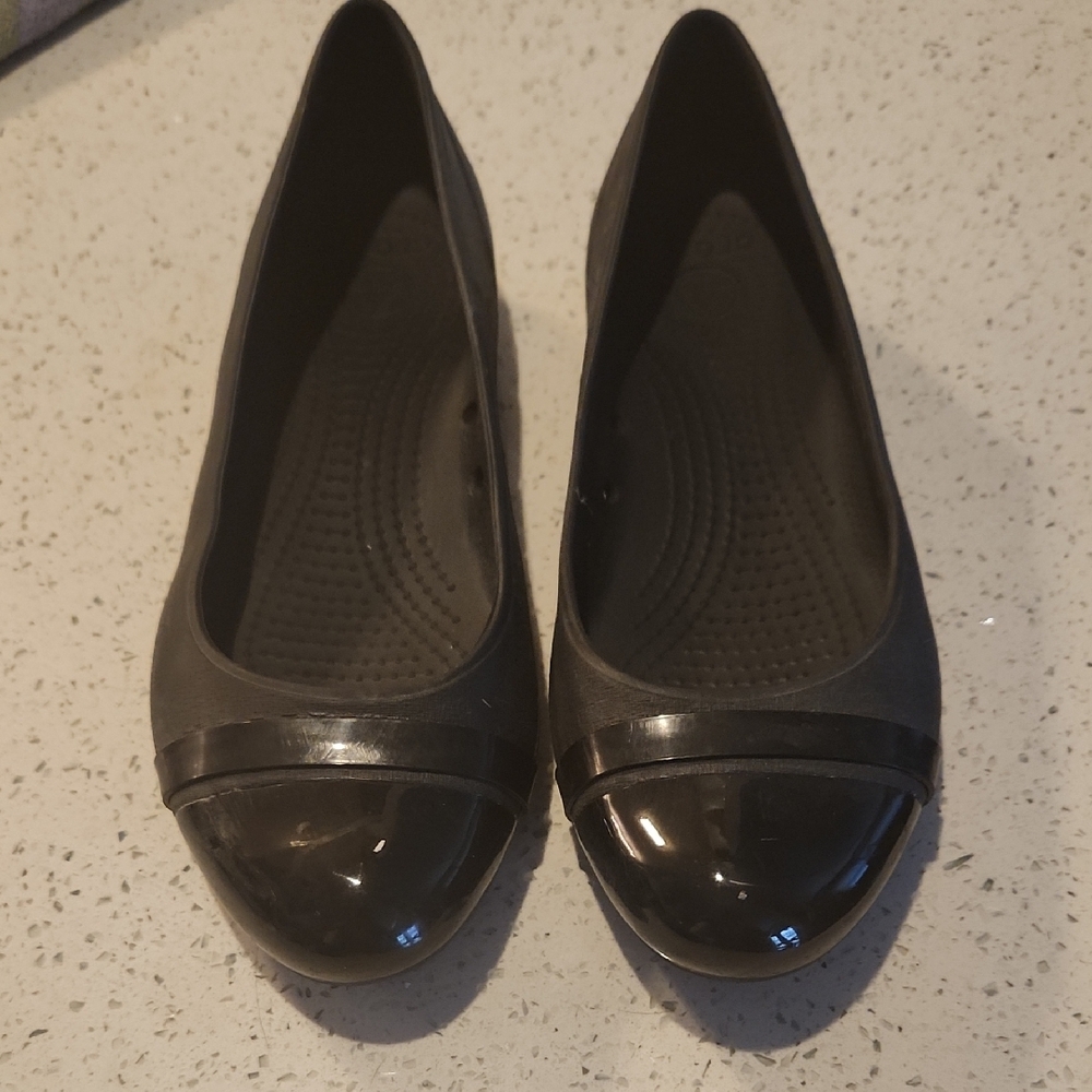 Crocs Black Dressy Flats